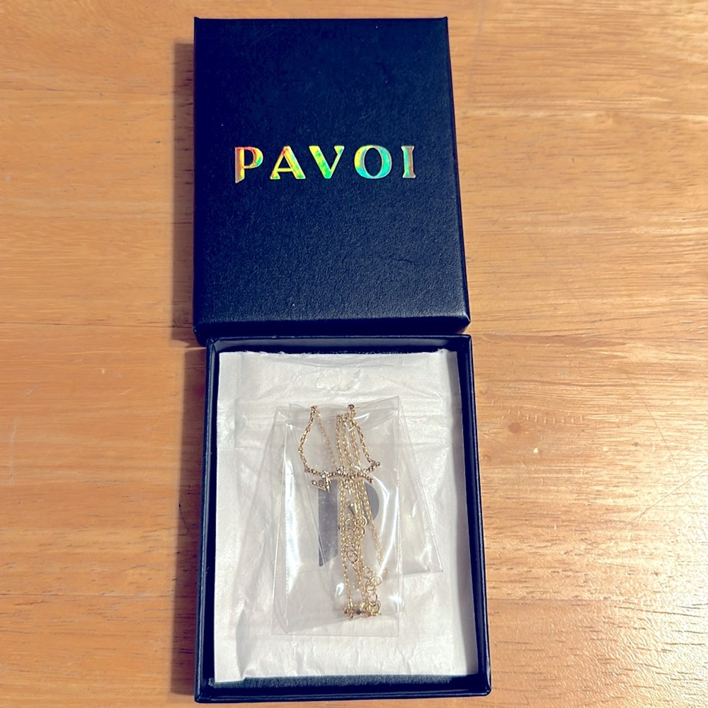 🆕 Pavoi 14K Yellow Gold Plated Astrology Constellation Horoscope Necklace
